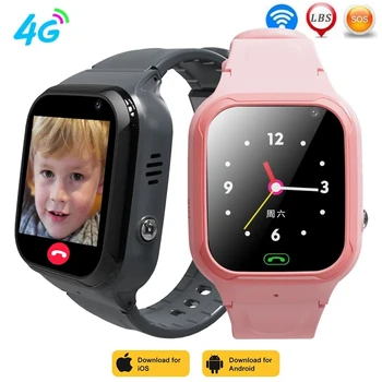 2022 Нови GPS Смарт часовници за деца, HD камера, Поддръжка на 4G, обадете се на сим-карти, умни часовници, WiFi, GPS позициониране за iPhone xiaomi, детски + кутия