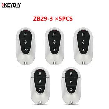 5 бр./лот, Универсално дистанционно за управление на KEYDIY ZB29-3 KD Smart Key за KD-X2 KD-MAX, авто ключ, подходящ и за над 2000 модели Benz, Maybach Style