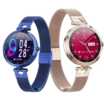 AK22 Смарт часовници Женски Фитнес гривна Водоустойчив наблюдение на сърдечната честота, Дамски Спортни Умни часовници за Android и ios Huawei, Xiaomi