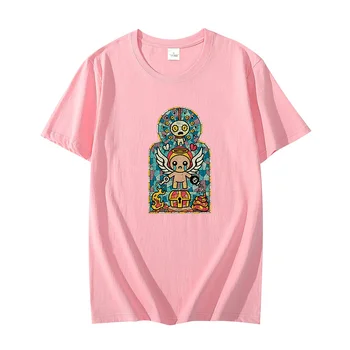 Binding Of Isaac Afterbirth Подвързване Памучен тениска с графични футболками, тениски оверсайз, ризи с къс ръкав, Летни мъжки дрехи