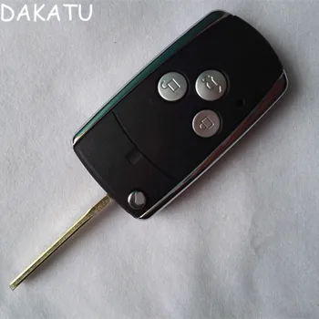 DAKATU 3 бр. Сменяеми Промяна на Сгъване на Флип-корпус дистанционно ключ с 3 бутона за Toyota Camry Reiz Yaris