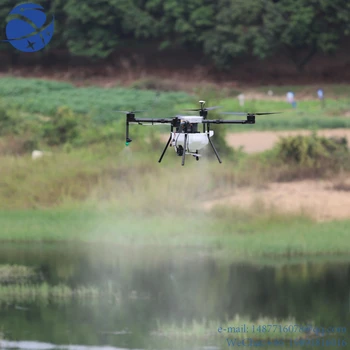 YYHC 5L 5 кг земеделска дрон за пръскане, безпилотен самолет за прибиране на реколтата с GPS, автоматично пръскане сгъване на крилата, дрон-пръскачка торове