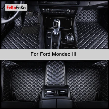 Автомобилни постелки FeKoFeKo по поръчка за Ford Mondeo III 3th Fusion 2000-2007 Г., Автоаксесоари, Килим за краката