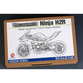 Дизайн хоби HD02-0351 1/12 Kawasaki H2R, комплект за творчество T 14131, ръчна работа за възрастни професионалисти