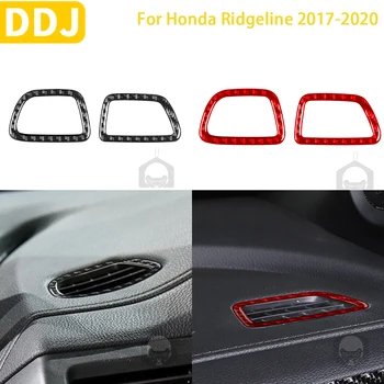 За Honda Ridgeline 2017 2018 2019 2020 Аксесоари от въглеродни влакна за украса на интериора на колата, тампон за отстраняване на въздуха от двете страни