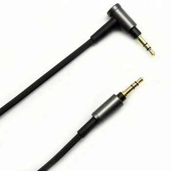 За слушалки Sony WH-1000 XM2 XM3 XM4 H900N H800 аудио кабел с 3,5 мм с дължина 1,5 М/4,9 фута (черно, без микрофон)