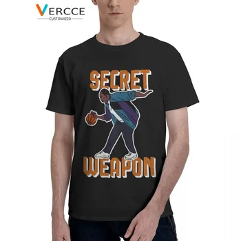 Забавна тениска Stanley Hudson The Office Secret Weapon, Памучни тениски с Високо Качество, Облекло За Мъже, Дамски тениска за подарък