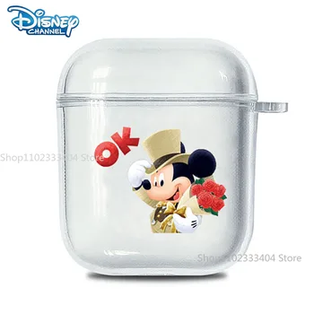 Калъф за слушалки Disney Mickey Minnie Donald Duck за AirPods 1 2 3 Pro, защитен калъф за слушалки от падане