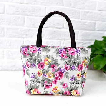 Модерна Сгъваема Дамска чанта с Голям размер, Дамски Ежедневни холщовая чанта с графити с флорални принтом, Плажна дамска чанта Bolsa Feminina