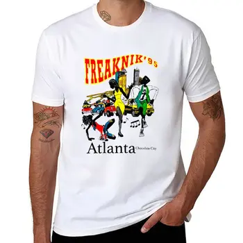 Нова тениска Freaknik 90s 1995 Spring Break Тениска Freaknik Оверсайз, скъпа дрехи, мъжки ризи с графичен дизайн