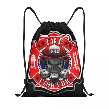 Пожаро-Спасителни Чанти Пожарникар на съвсем малък За Жени И Мъже, Сгъваем Спортен Раница За Фитнес Зала, Спортни Раници За Съхранение