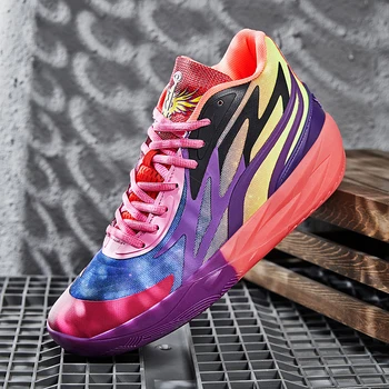 Супер стръмни баскетболни обувки за фитнес зала, Мъжка проститутка, спортни обувки, Дамски Дизайнерски баскетболни маратонки, отношение с високи лодыжками, Мъжки баскетболни обувки