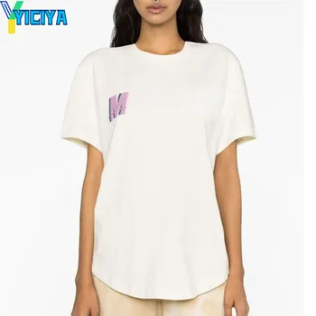 Тениска YICIYA - марка Y2k, Пуловери с принтом, Дамски новите дрехи, Блуза, Градинска Дрехи, съкратен топ, Дамски Ризи, Дамски Дрехи, тениски
