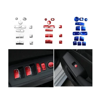 13 бр. Червено стъкло, Бутон за Включване на Лифта, накладки, стикер за Honda Civic 11th Генерал 2022