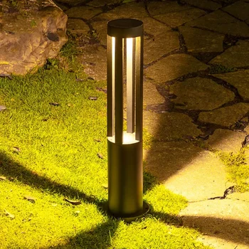 40/60 см, Водоустойчива лампа за ландшафтна пътеки, Външни Алуминиеви градински стълбове, лампа с щепсел колом