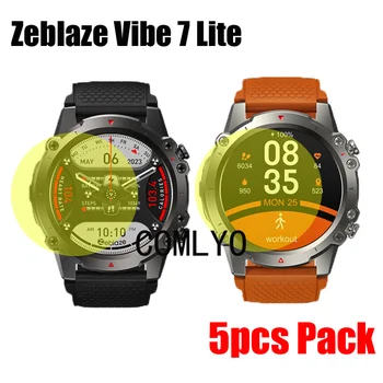 5 бр. В опаковка За смарт часа Zeblaze Vibe 7 Lite защитно фолио за екрана, ультратонкая капачка от HD TPU, устойчив на надраскване