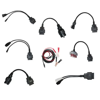 5 бр./лот, пълен комплект от 8 автомобилни кабели за AutoCom CDP Pro OBD2, диагностичен конектор за мультибрендовых автомобили, кабел-адаптер за OBDII