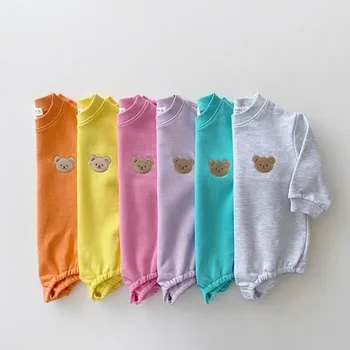 7291 Корея детски дрехи с бродерия ярки цветове, цели облекло 2023, Есенна модни дрехи за момиченца, дрехи за катерене