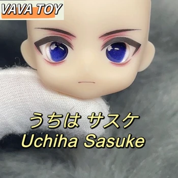 Faceplates Uchiha Саске Ob11 с отворени очи, едно лице, с очи GSC YMY Глинено човече ръчно изработени, аниме игра, играчки за cosplay, аксесоари за кукли