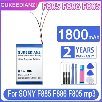 GUKEEDIANZI Взаимозаменяеми батерия F805 F886 F885 (линия 3) 1800 ма за SONY F885 F886 F805 mp3 Цифрови батерии