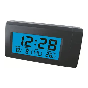 Авто термометър с функция осветление, цифров часовник, температура на автомобила
