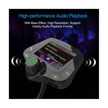 Автомобилен Bluetooth аудиоприемник G24 FM трансмитер Автомобилен MP3 плейър универсални автомобилни аксесоари