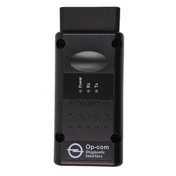 Висококачествен диагностичен интерфейс OPCOM V5 за Opel OP-COM V1.7 с PIC18F458 и FTDI чип