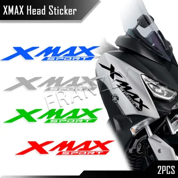 За YAMAHA XMAX 125 150 250 300 400 Xmax 400 Аксесоари За мотоциклети, Скутери, Предна Странична Лента, Етикети на обтекател, Водоустойчиви Етикети