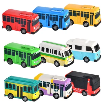 Играчка мини-автобус от 9 теми, модел на превозното средство за приятели момчета и деца, подарък за рожден ден