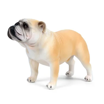 Имитация на Твърда Кучета Пластмасов модел на Булдог Играчка за домашни кучета Аксесоари