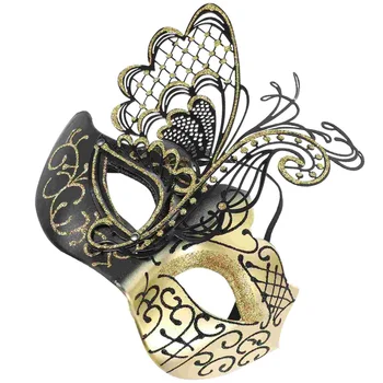 Маска с диамантена пеперуда, маски за лице, за да проверите за Хелоуин, Маскарад, Дамски пластмасова декоративна мис