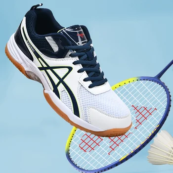 Модерни обувки за тенис, чифт обувки за тенис на маса, спортни обувки за състезания, окото дишаща нескользящая обувки за тенис