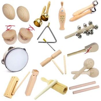 Музикални инструменти за детето 1 2 3 години Монтесори Детски дървени играчки Детска игра, Интерактивни музикални играчки, Забавни играчки за бебето