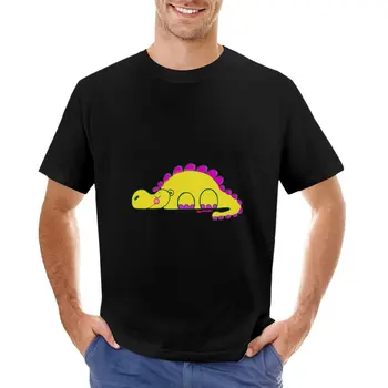 Мъжка тениска с динозавром /Дракон (жълто), бързосъхнеща риза, мъжки ризи с графичен дизайн в стил хип-хоп
