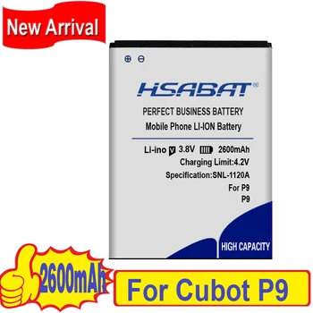 Най-добрата марка HSABAT за батерията Cubot P9 2600 mah