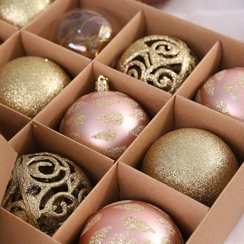 Начало декор, декоративен Коледен топка, Коледни балони, Сватбен декор, Шампанско, Коледни украси, трайни