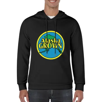 Нова класическа тениска с качулка от Alaska Grown, есенна эстетичная дрехи, мъжки hoody с качулка, hoody