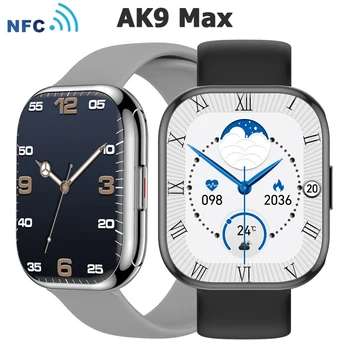 Нови Умен Часовник AK9 Max Ultra Series 8 BT Call NFC SmartWatch За Huawei, Xiaomi Мъжки Женски Смарт часовници PK Gt3Pro Gts4Mini T800ultra