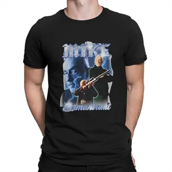 Тениска от полиестер Breaking Bad, Майк Эрмантраут, Реколта на 90-те години, Ретро-Контрабандния С Принтом, Мъжки t-shirt, Забавно Облекло