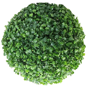 Фалшиви Топки Имитация на зелените Листа на Стайни растения, Декорации Трева Пластмаса Имитация Топиария Изкуствена Зеленина на закрито