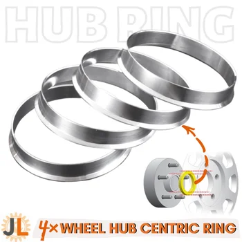 Централните пръстени на главината 100-91 ще Пръстен централна главината на колелото с дупка за уплътнение от алуминиева сплав Броя (4)