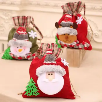 Чанта от съвсем малък за екстри, Очарователен чанти за Коледни предложения, Празнични торбички на съвсем малък за шоколадови бонбони, Сувенири за партита за рождени дни
