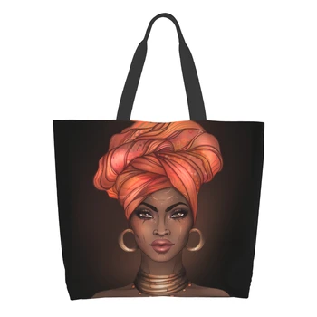 Черна Чанта За Пазаруване За Момичета, Множество Афроамериканская Чанта-Тоут, Африканска Чанта През Рамо, Ежедневни Лека Голям Капацитет